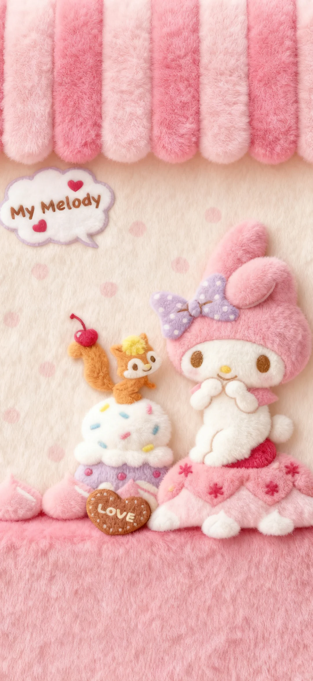 1127*share ｜冬日毛绒三丽鸥手机壁纸分享