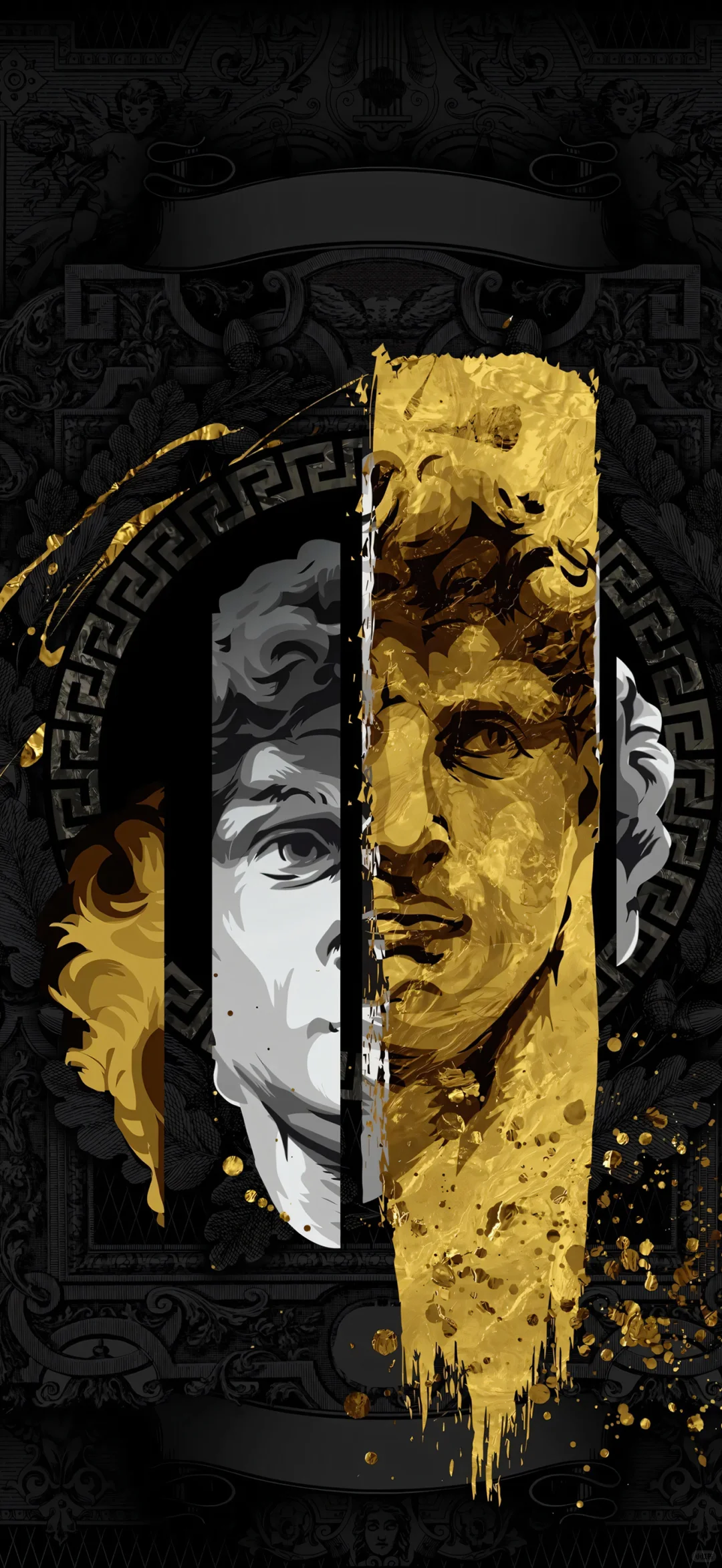 1127*share ｜黑金手机壁纸分享