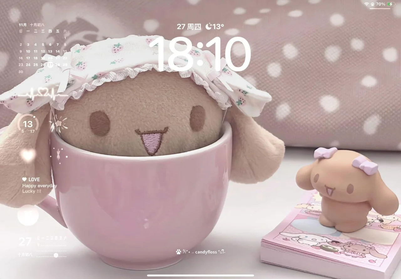 是敲可爱的平板壁纸呀🎀