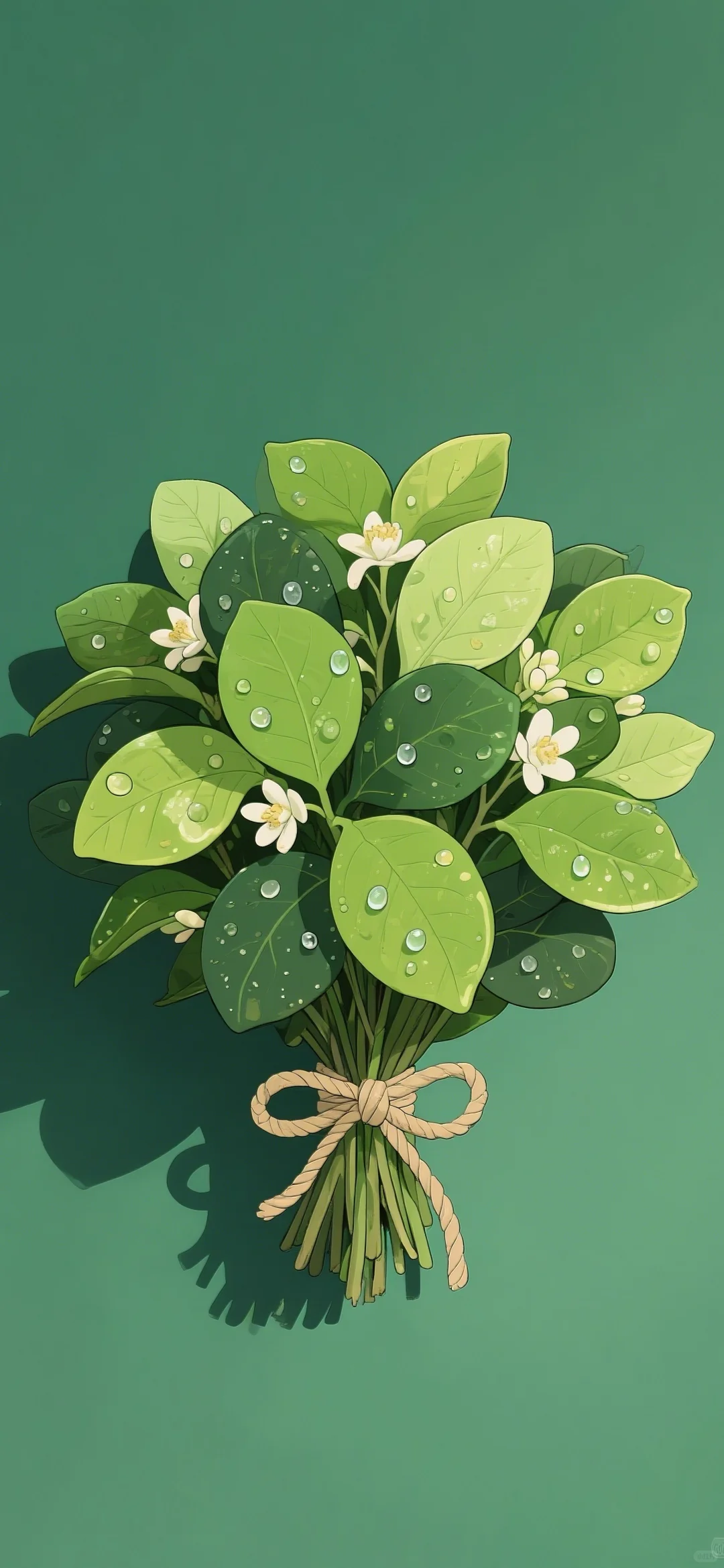 柚子叶超清手机壁纸