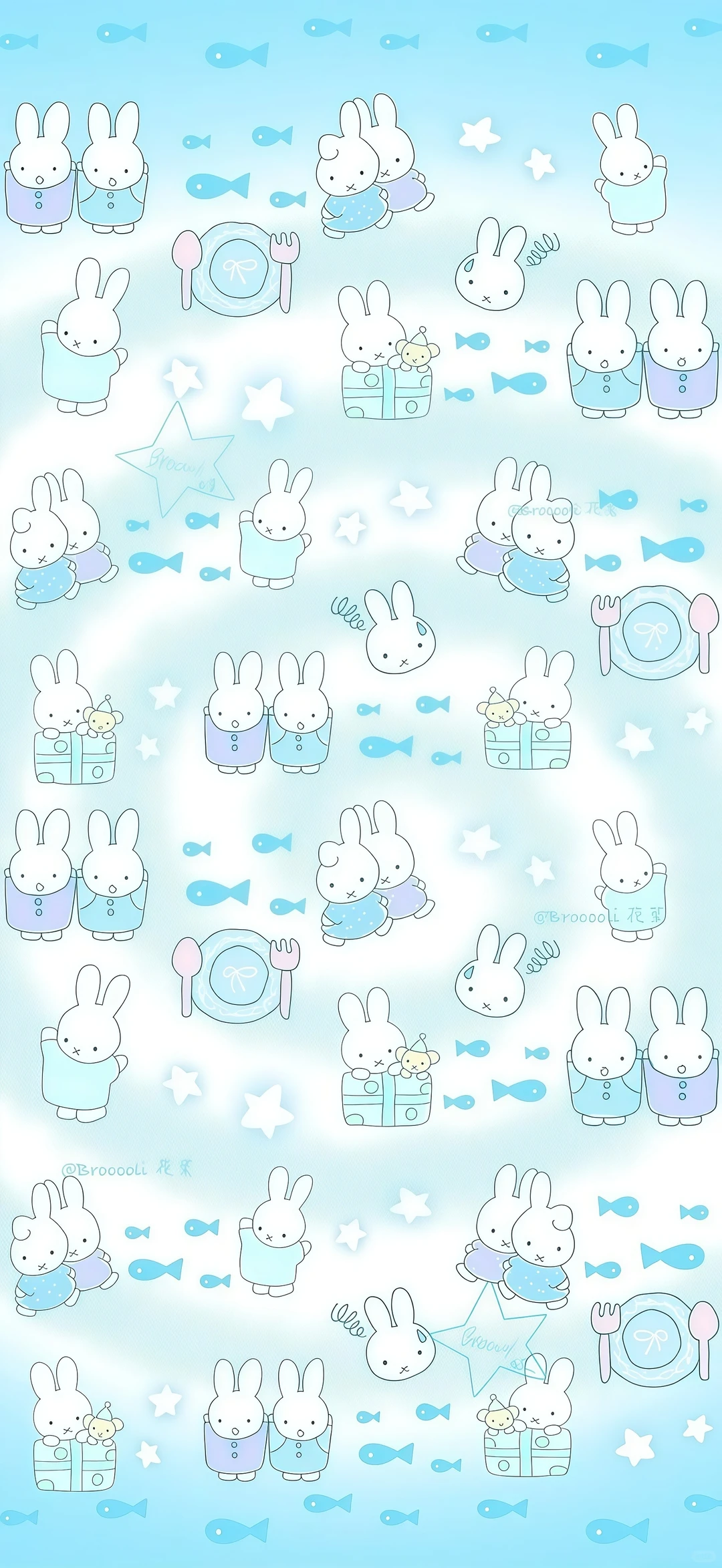 手机壁纸，米菲兔壁纸