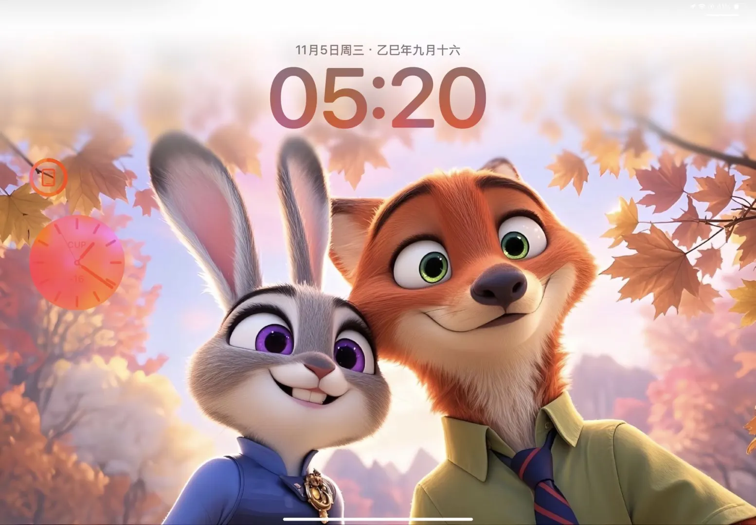 🦊🐰他俩我磕到底！这波壁纸我必分享