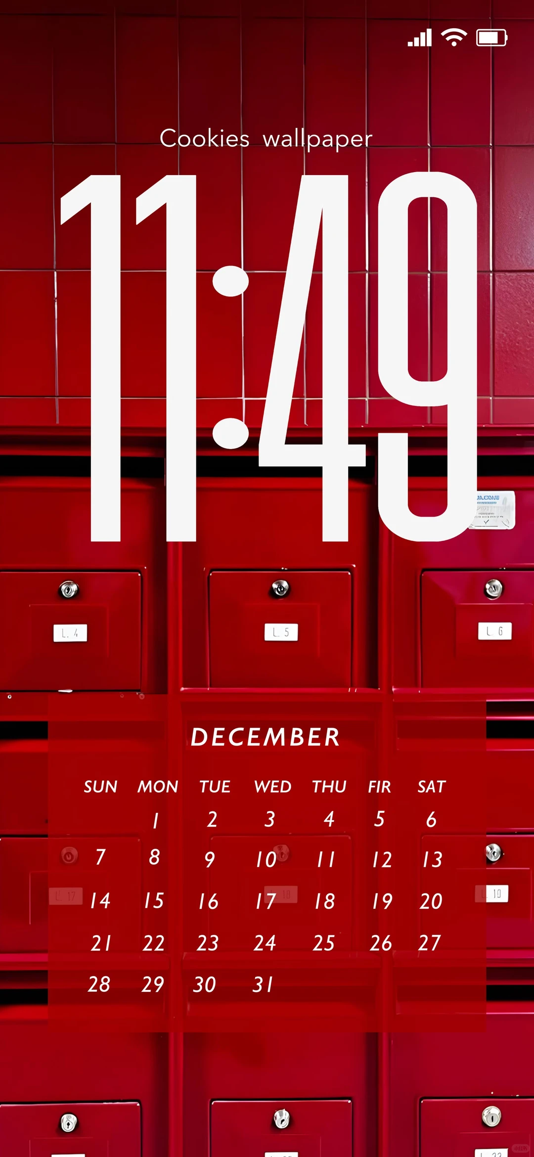 「12月日历·壁纸」｜用彩色为今年收个尾