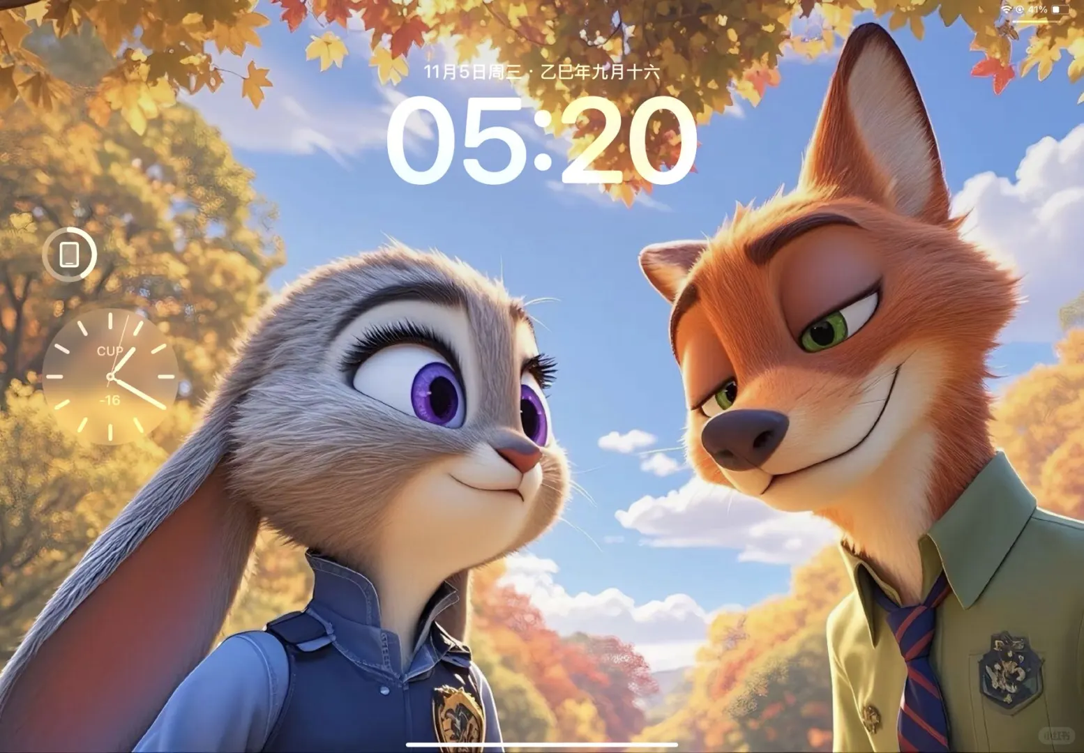 🦊🐰他俩我磕到底！这波壁纸我必分享