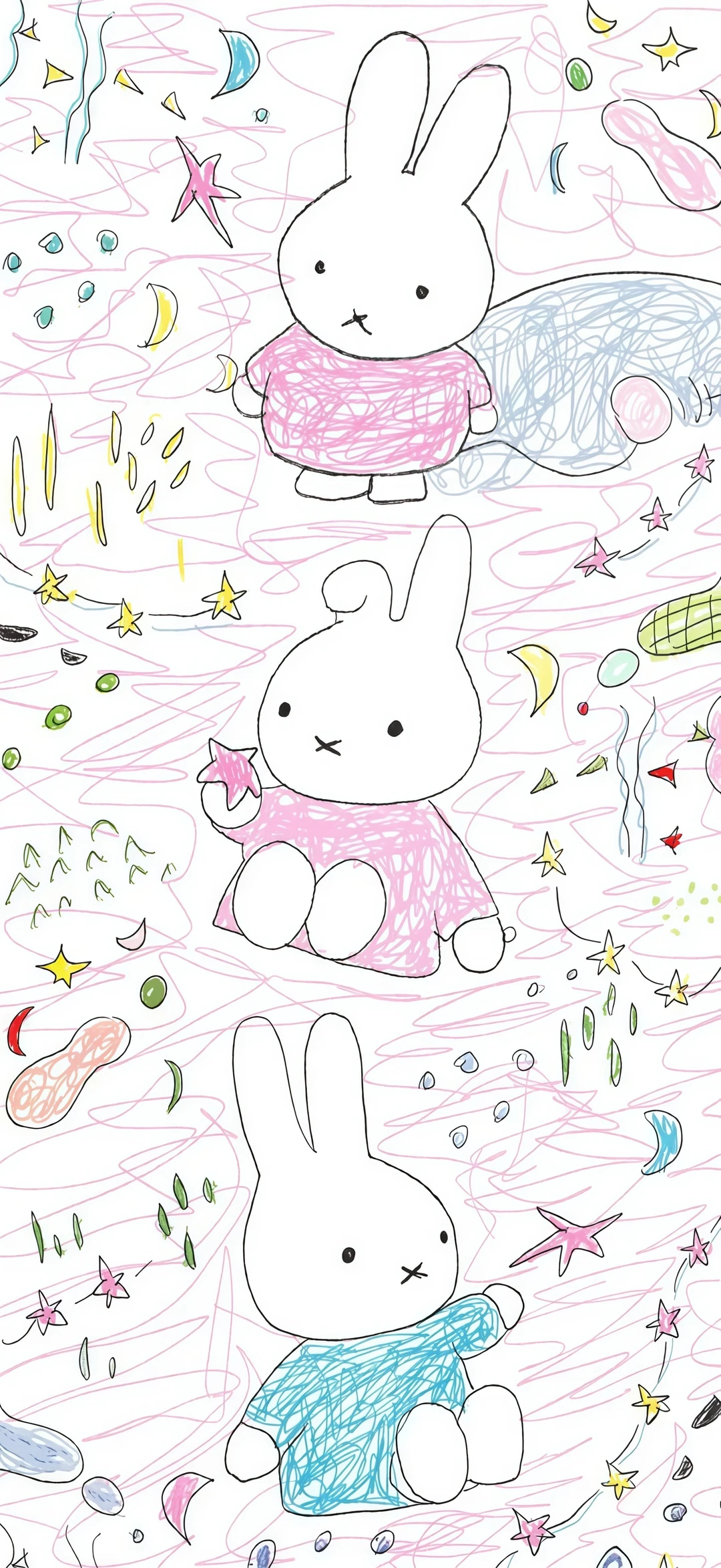 手机壁纸，米菲兔壁纸