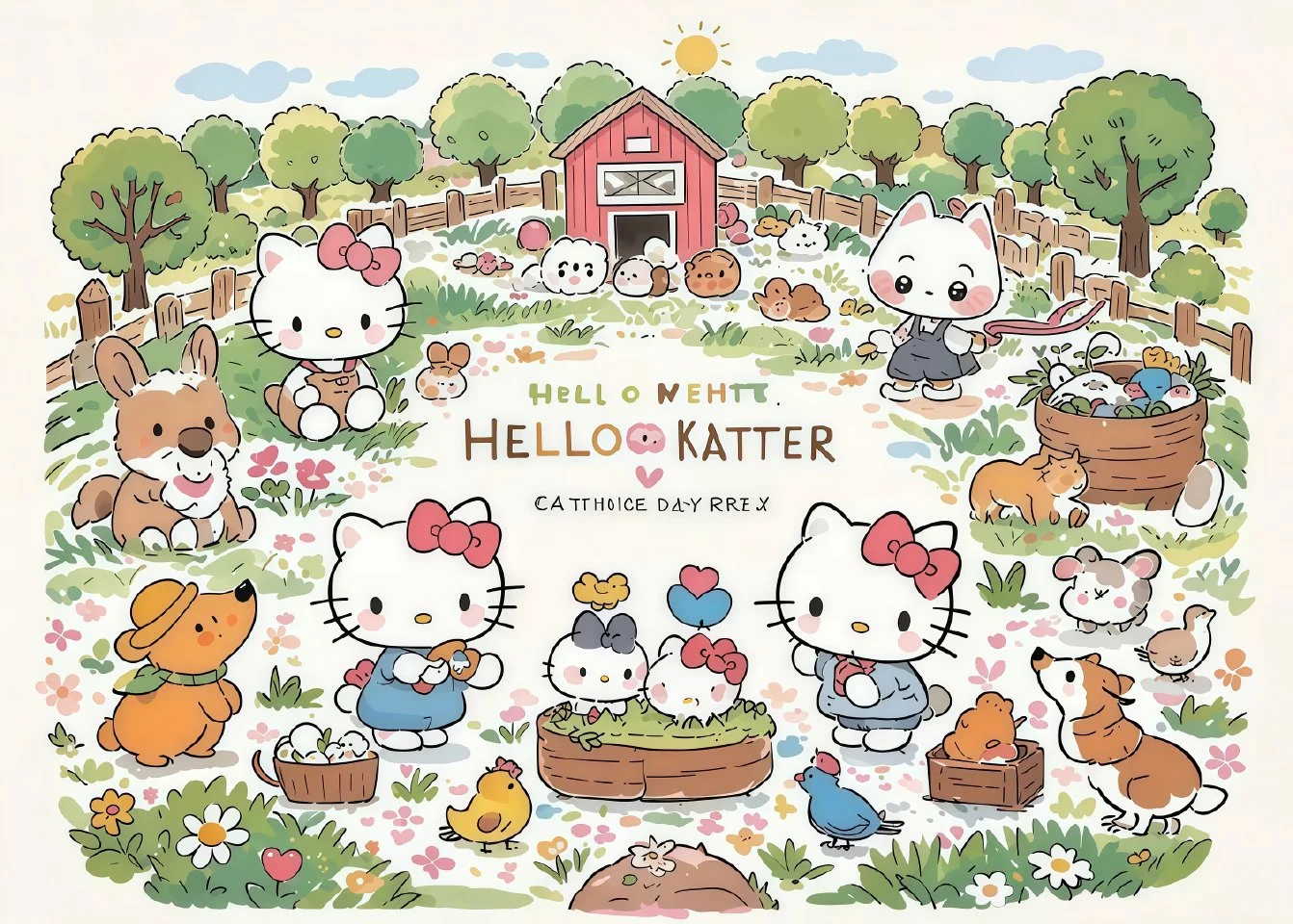 Hellokitty系列可爱iPad壁纸合集分享