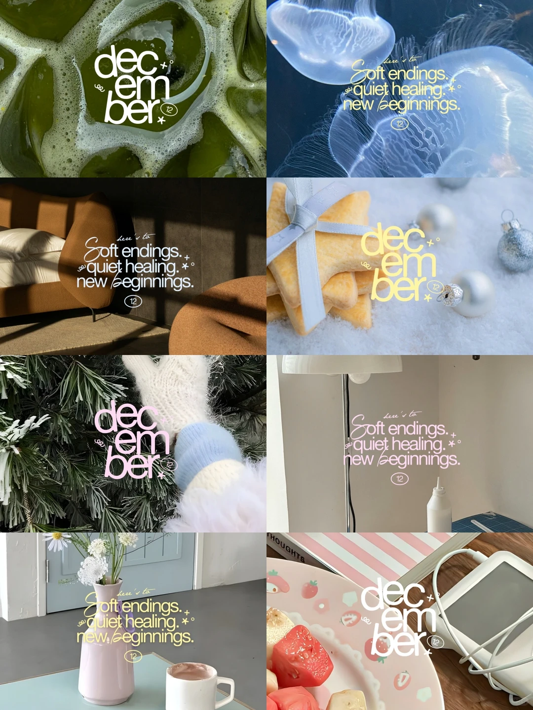 🧣绝美12月壁纸合集！🤩 首图真的放不下❄️