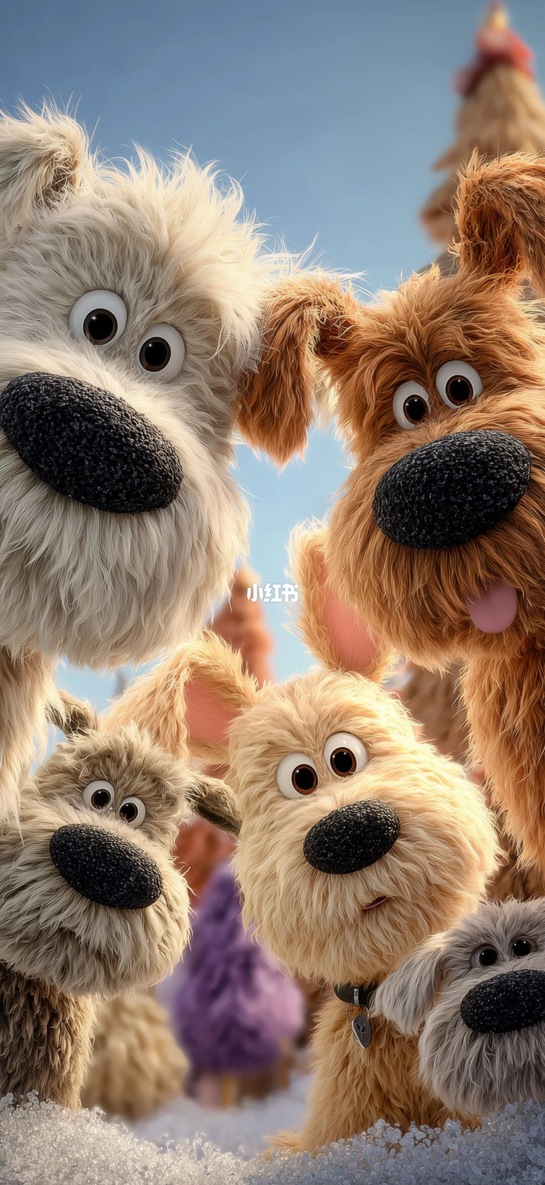 雪地撒欢🐶手机壁纸超萌✨壁纸1.5