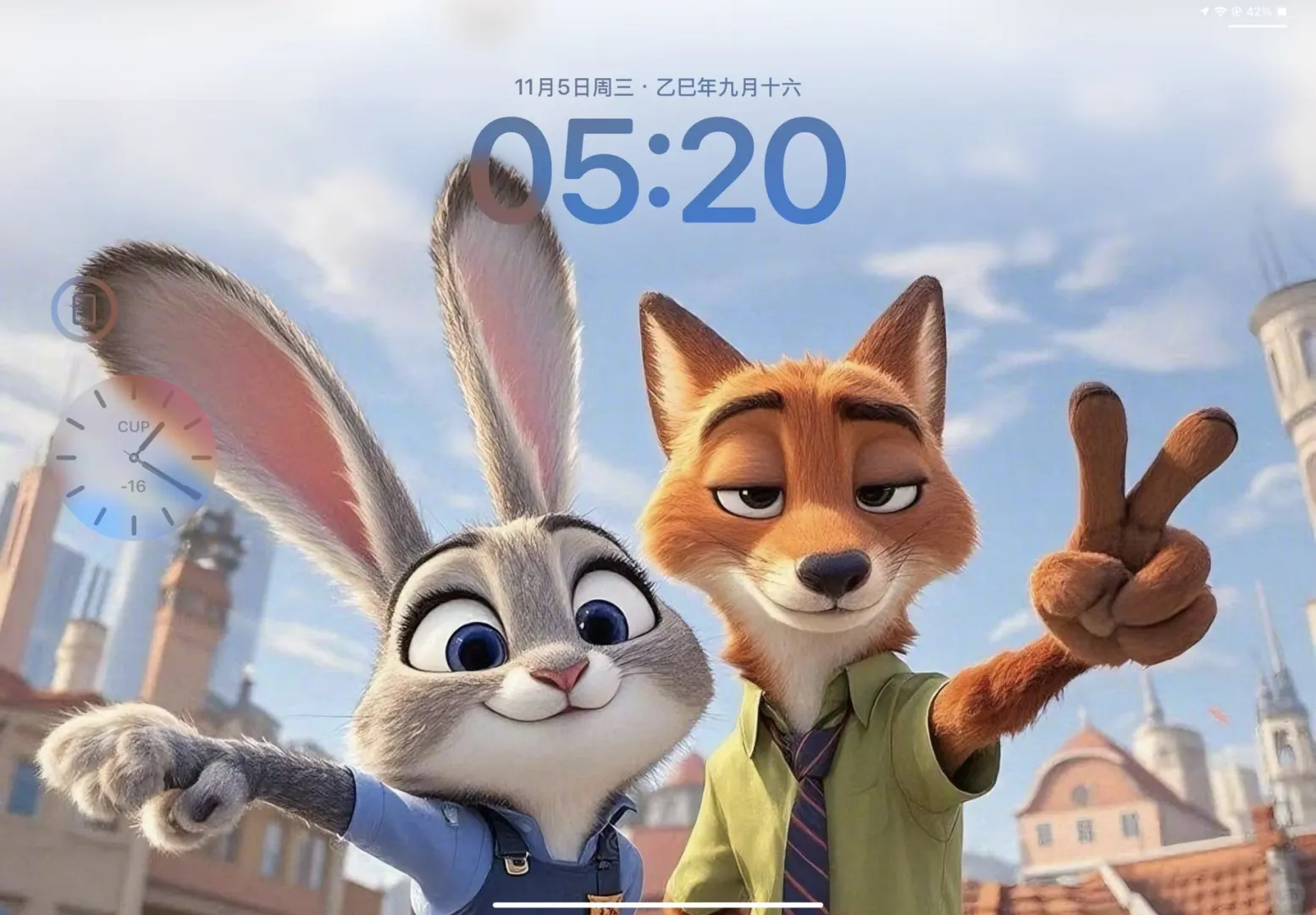 🦊🐰他俩我磕到底！这波壁纸我必分享