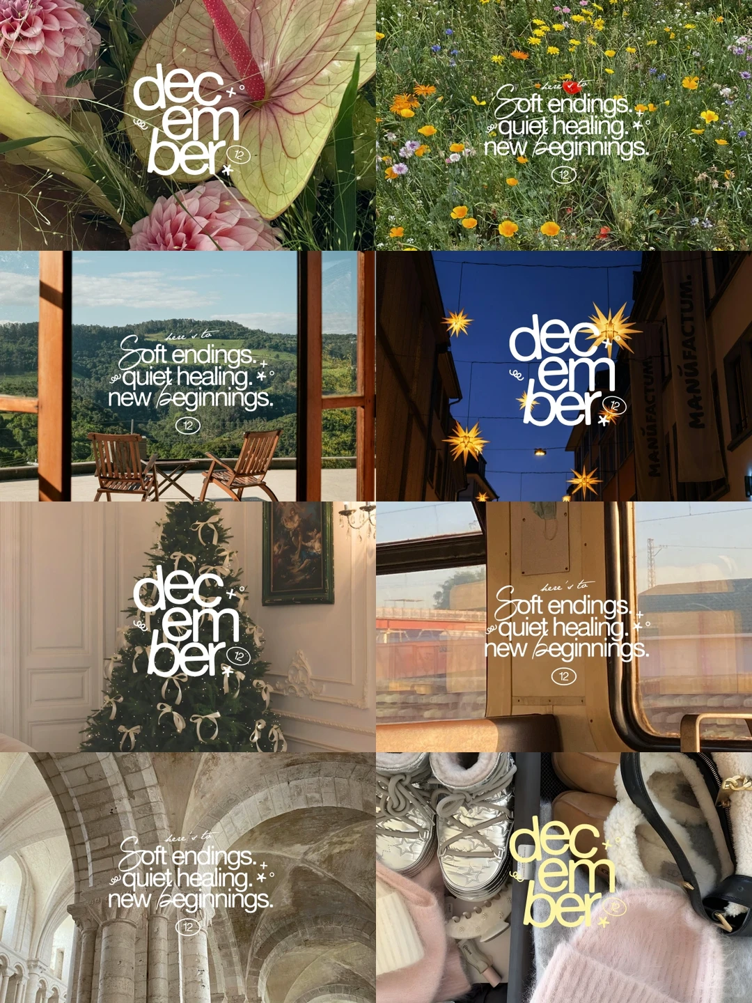 🧣绝美12月壁纸合集！🤩 首图真的放不下❄️