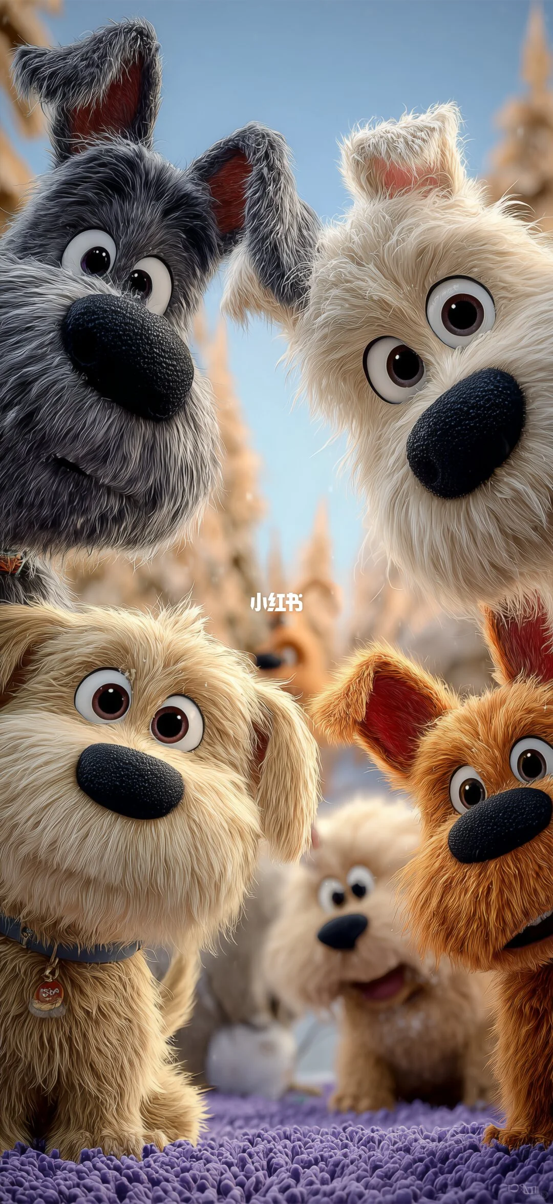 雪地撒欢🐶手机壁纸超萌✨壁纸1.5