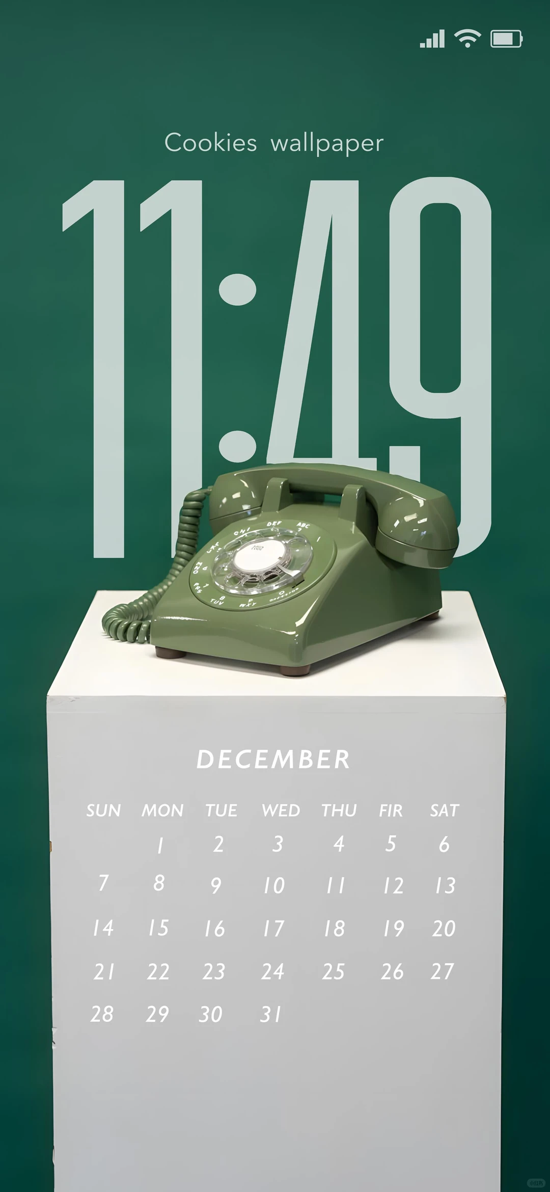 「12月日历·壁纸」｜用彩色为今年收个尾