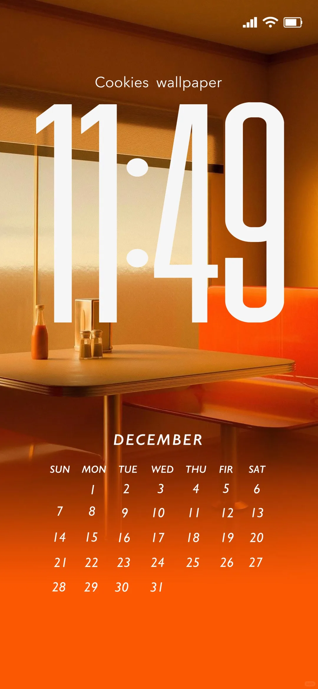 「12月日历·壁纸」｜用彩色为今年收个尾