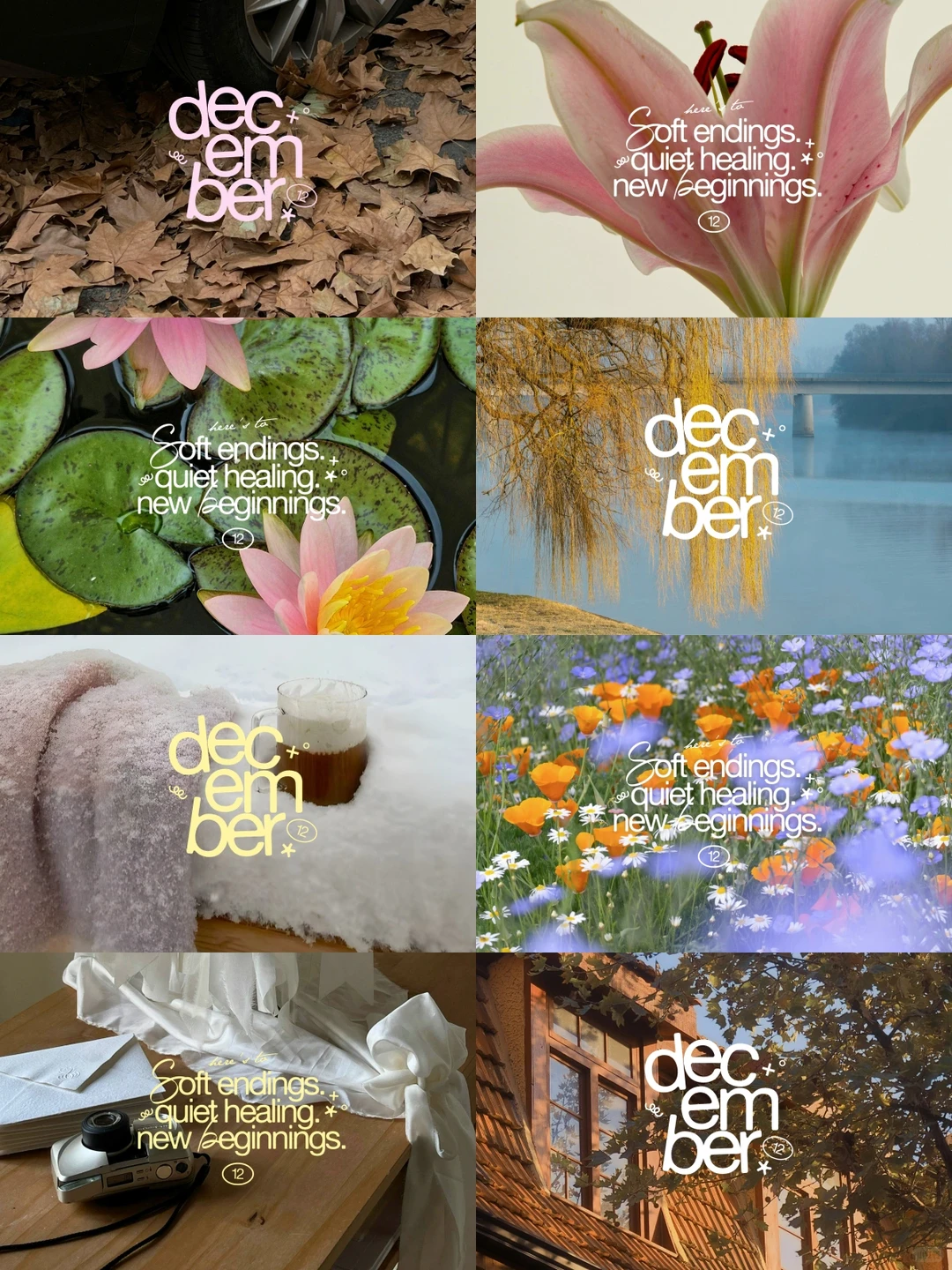 🧣绝美12月壁纸合集！🤩 首图真的放不下❄️