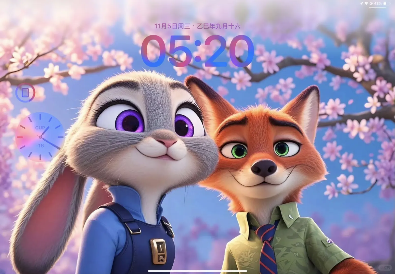 🦊🐰他俩我磕到底！这波壁纸我必分享