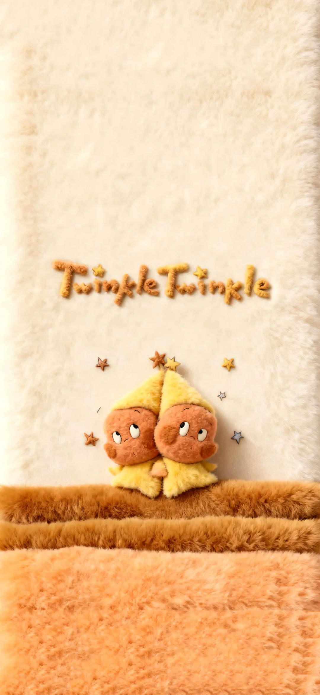 羊毛毡星星人壁纸.可爱卡通壁纸