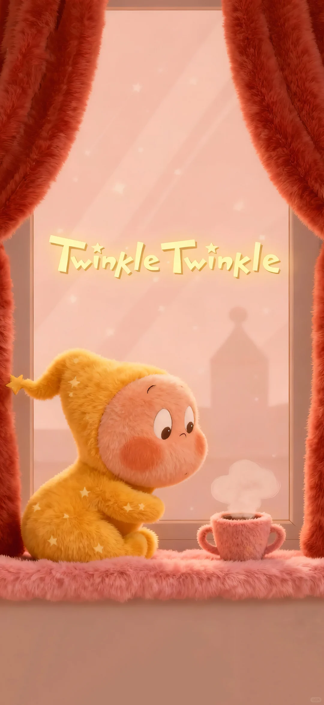 羊毛毡星星人壁纸.可爱卡通壁纸