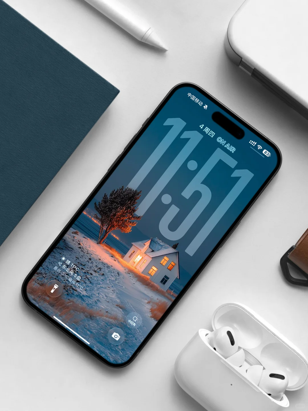 151＃冬日温暖小屋手机平板电脑壁纸4k高清