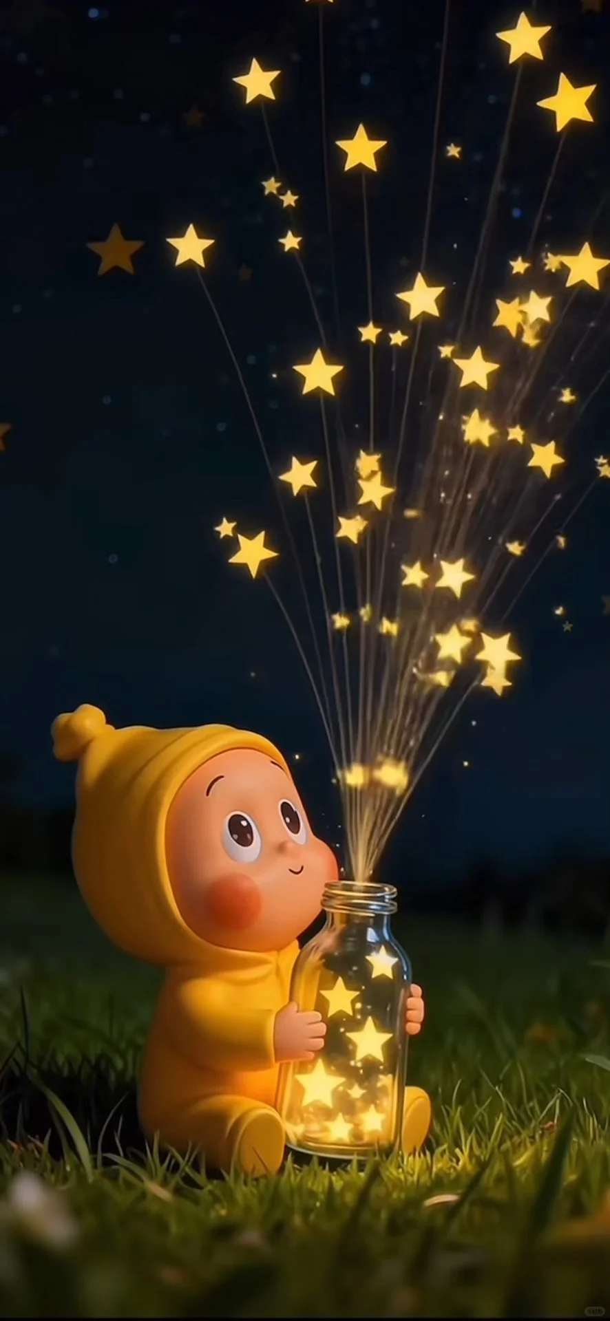 星星人拉布布超可爱动图