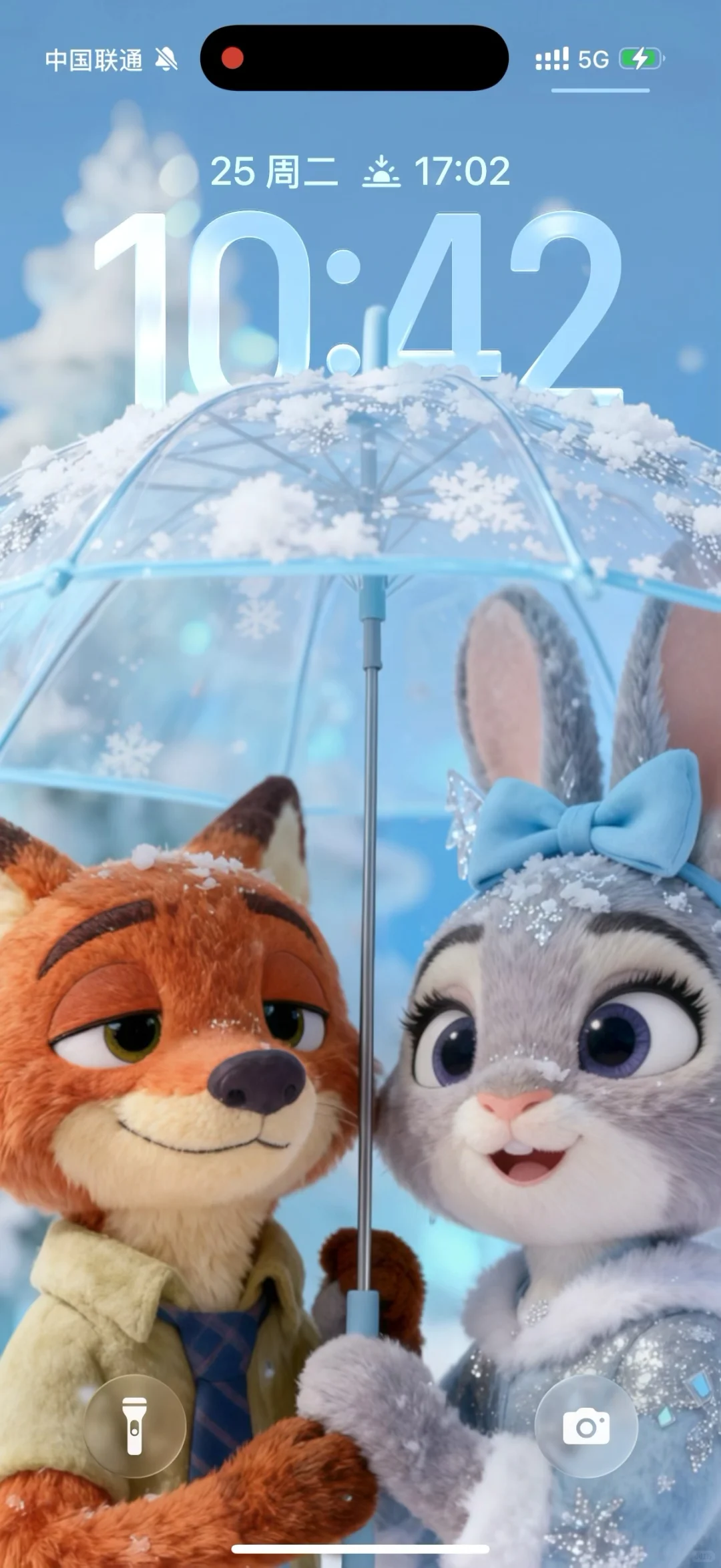 熊崽原创静态壁纸｜朱迪和尼克ios26 3D效果