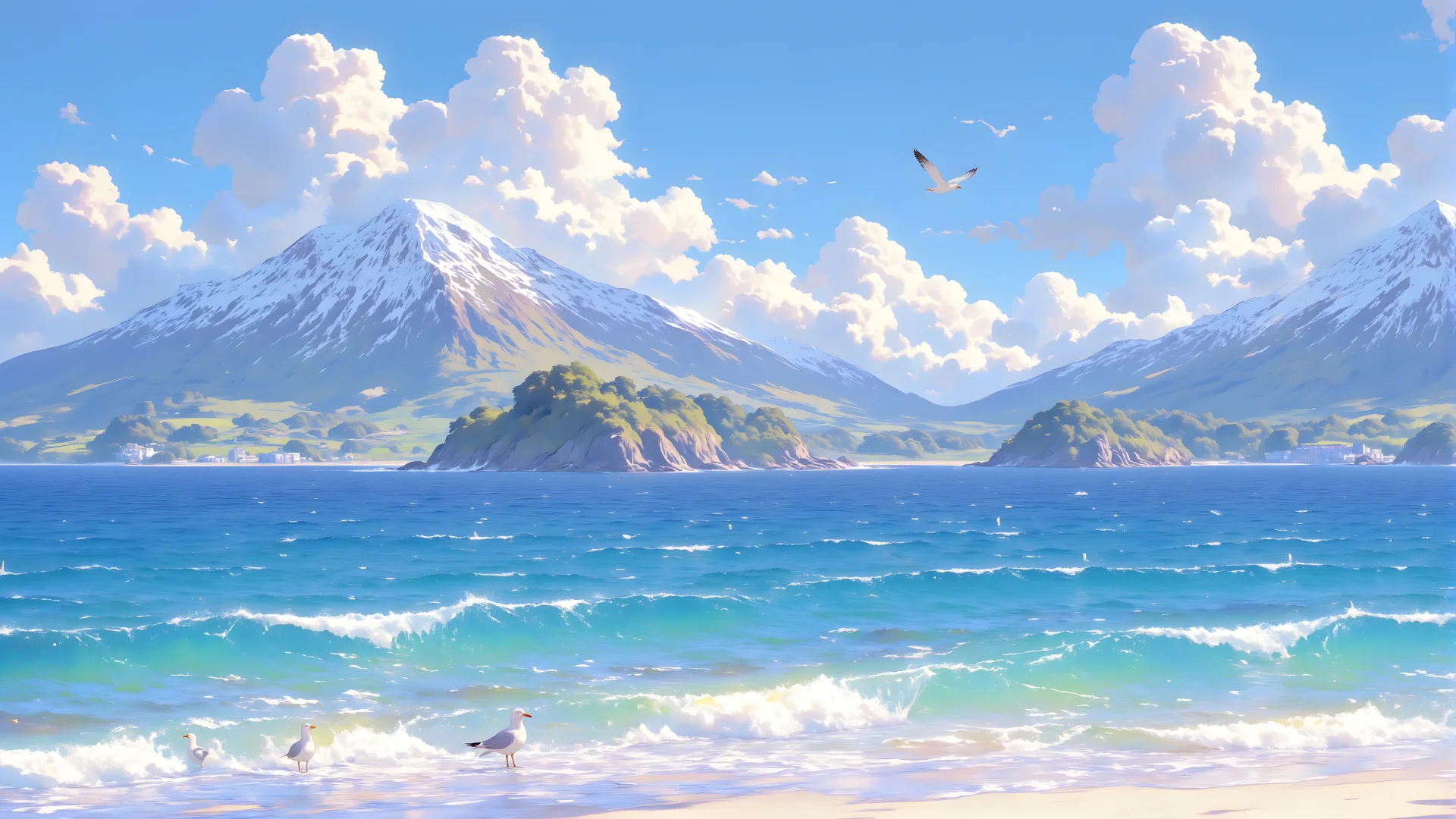 电脑壁纸 028-山翠溪明