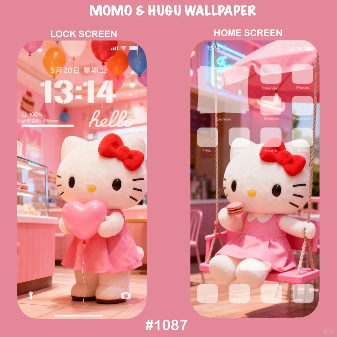 1087# HelloKitty4K超高清手机壁纸套图组图