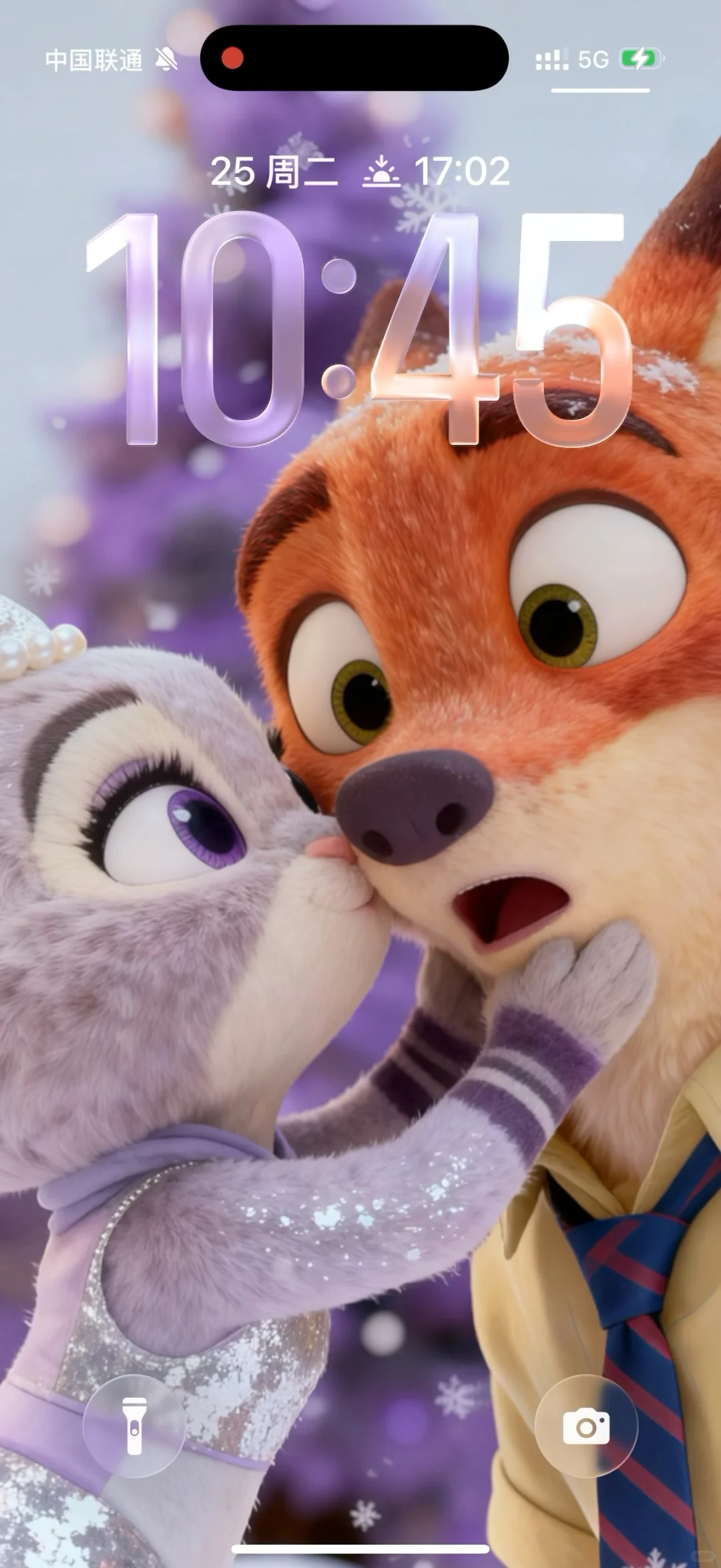 熊崽原创静态壁纸｜朱迪和尼克ios26 3D效果