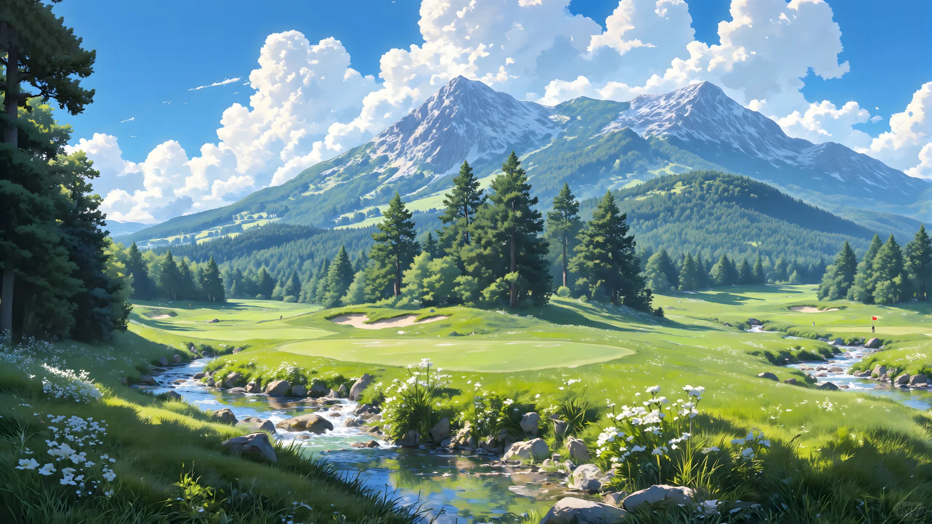 电脑壁纸 028-山翠溪明