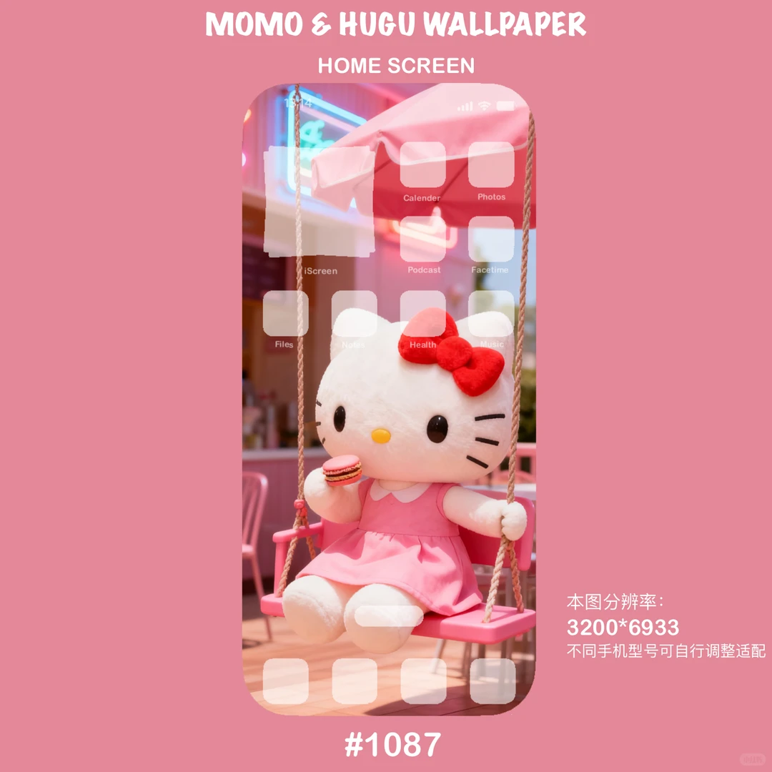 1087# HelloKitty4K超高清手机壁纸套图组图