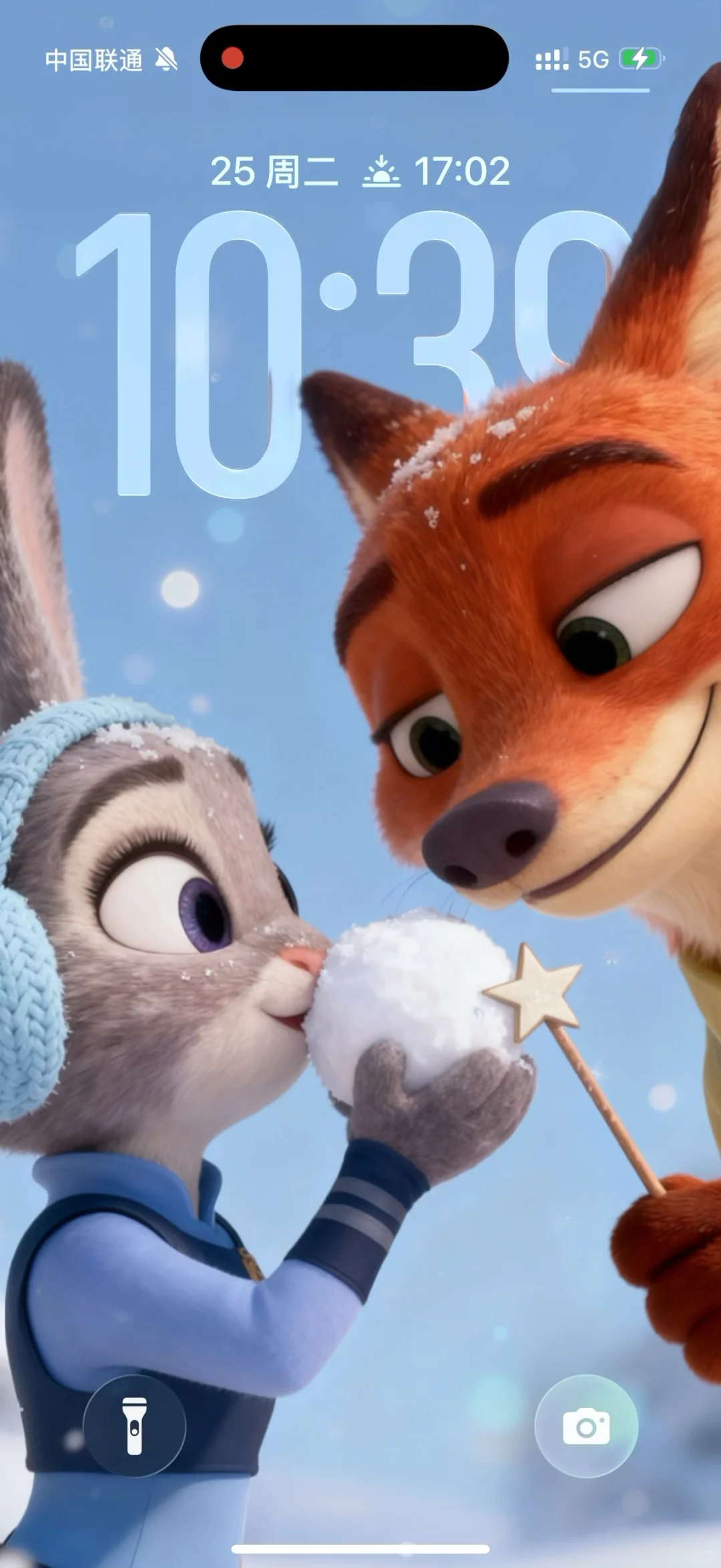 熊崽原创静态壁纸｜朱迪和尼克ios26 3D效果