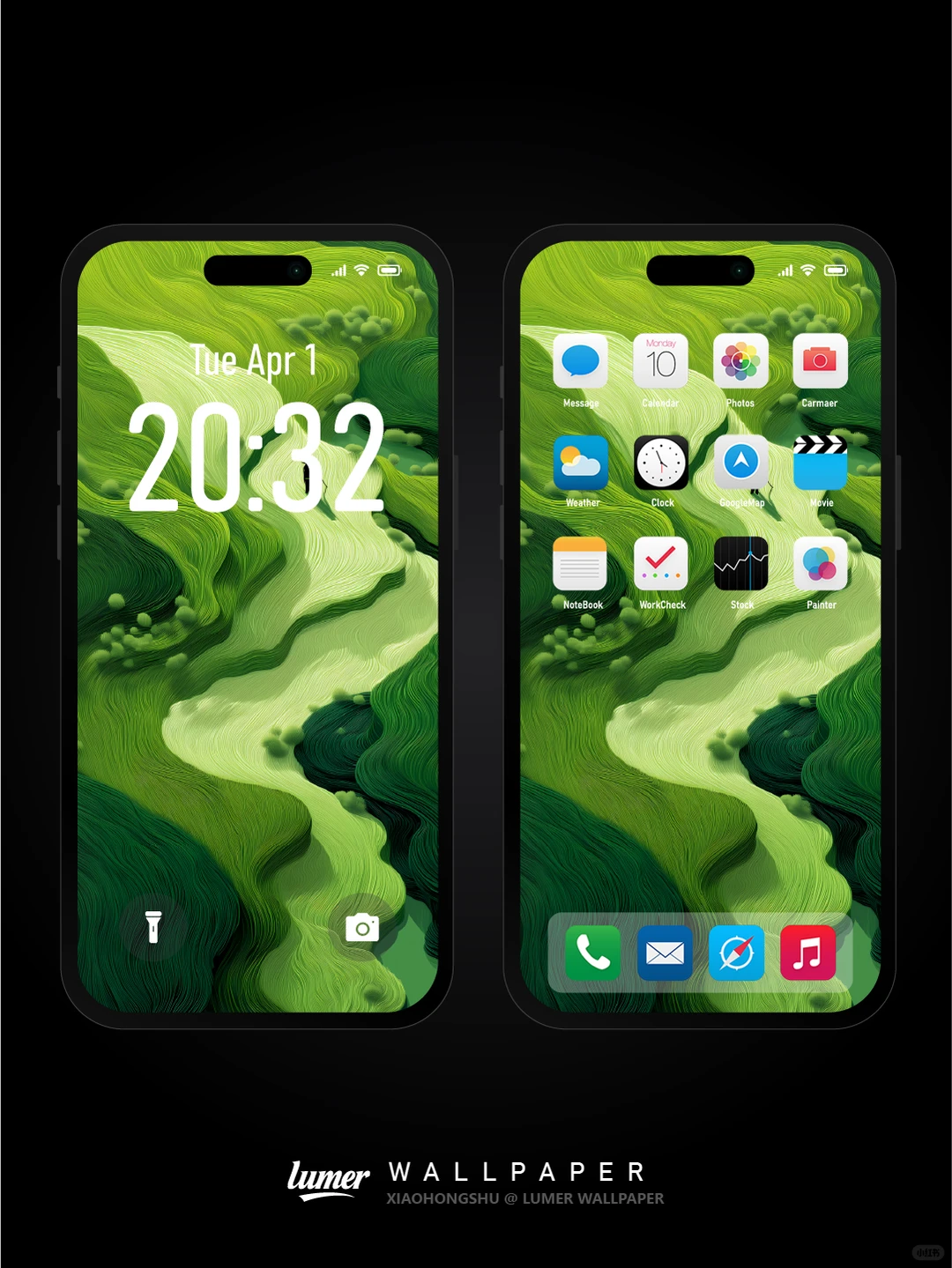 通用高清壁纸｜水墨梯田｜#0027