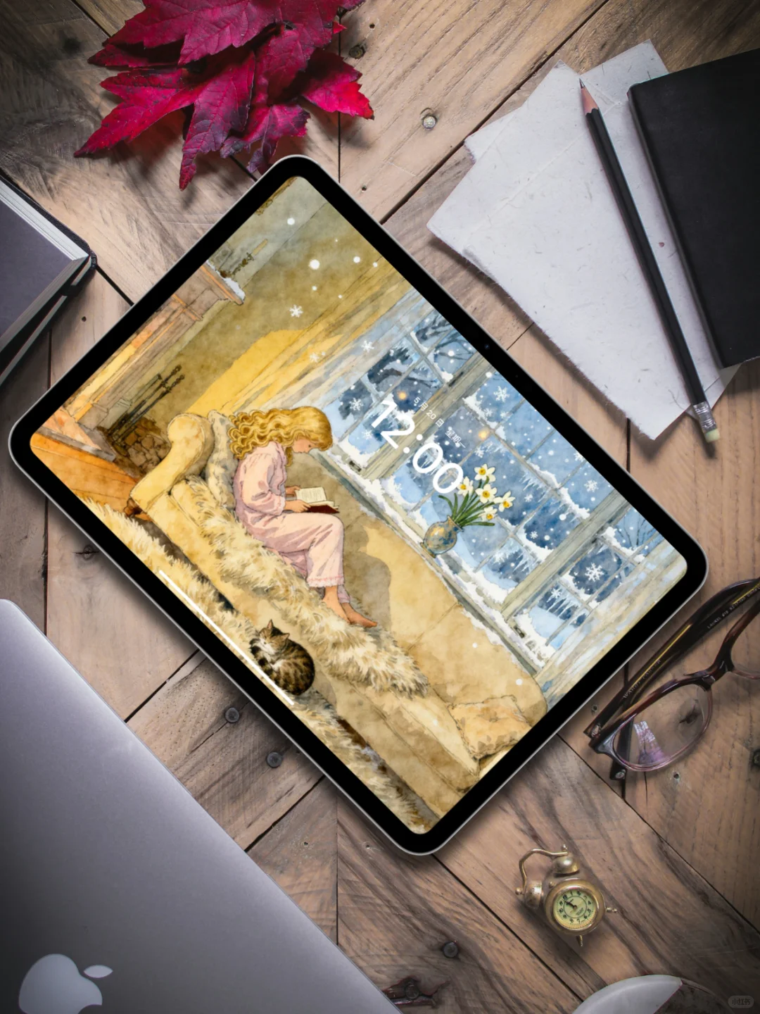 电脑|手机壁纸 A-09窗畔阅读