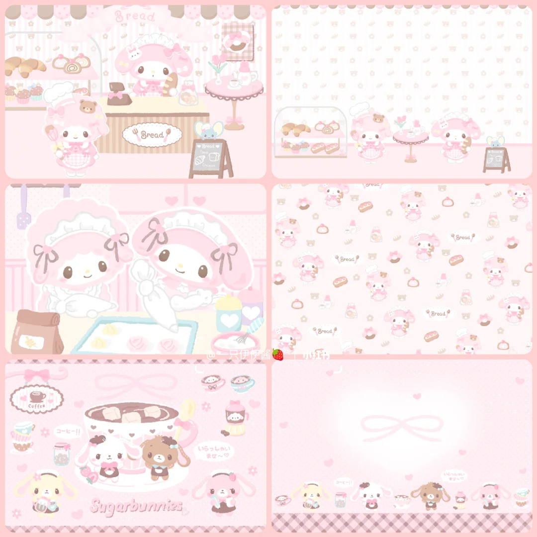 平板壁纸｜美乐蒂和小羊の甜点派对🍰