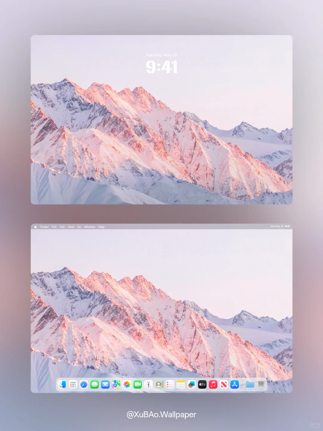 A2583 | 4k壁纸 | 绯吻雪峰