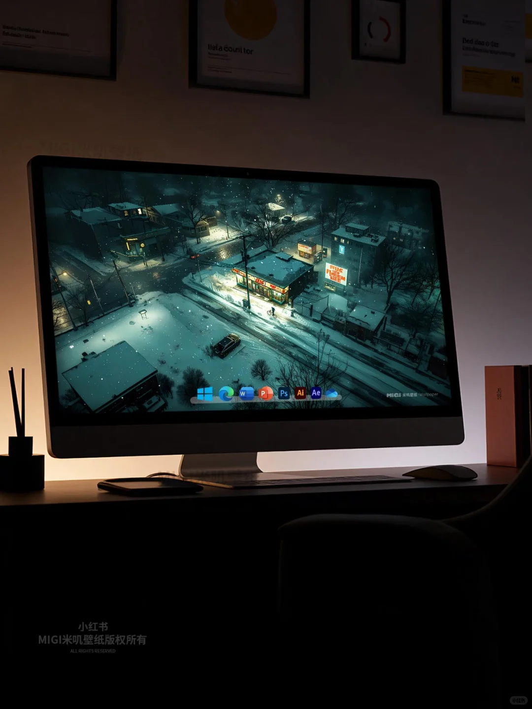 壁纸 | 雪夜便利店 | 244