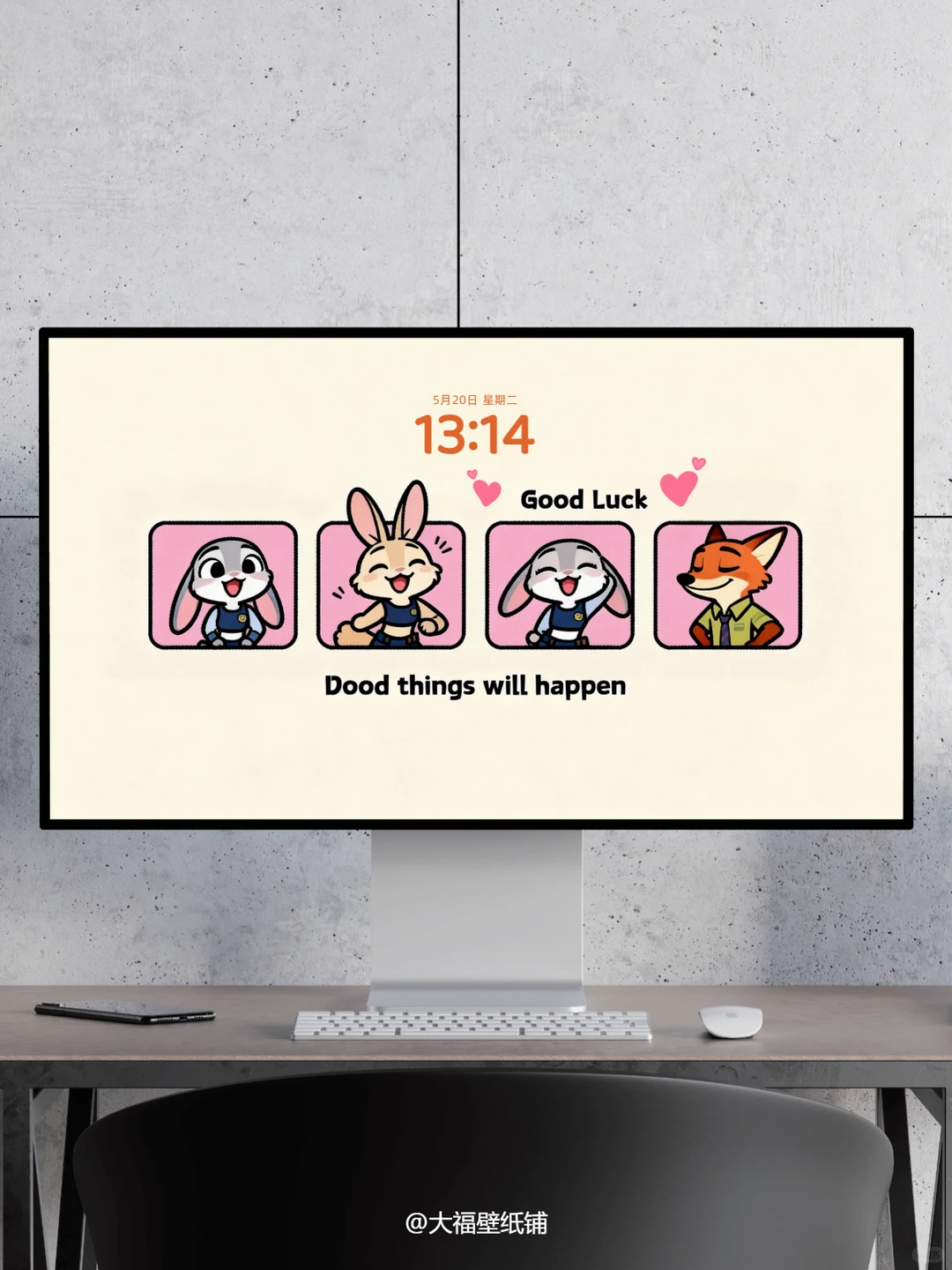 电脑壁纸丨194丨《疯狂动物城》萌系壁纸