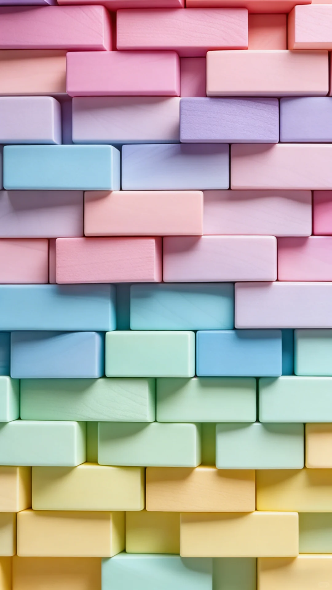 炫彩几何木纹拼贴高清手机壁纸