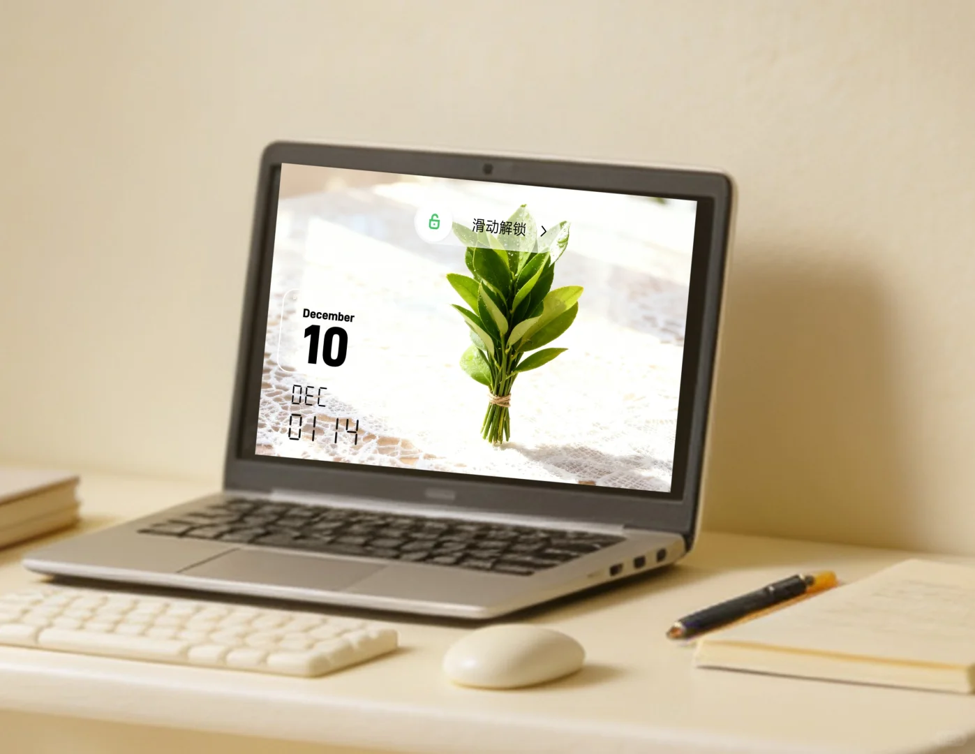 桌面创意壁纸｜柚子叶壁纸，最近很🔥