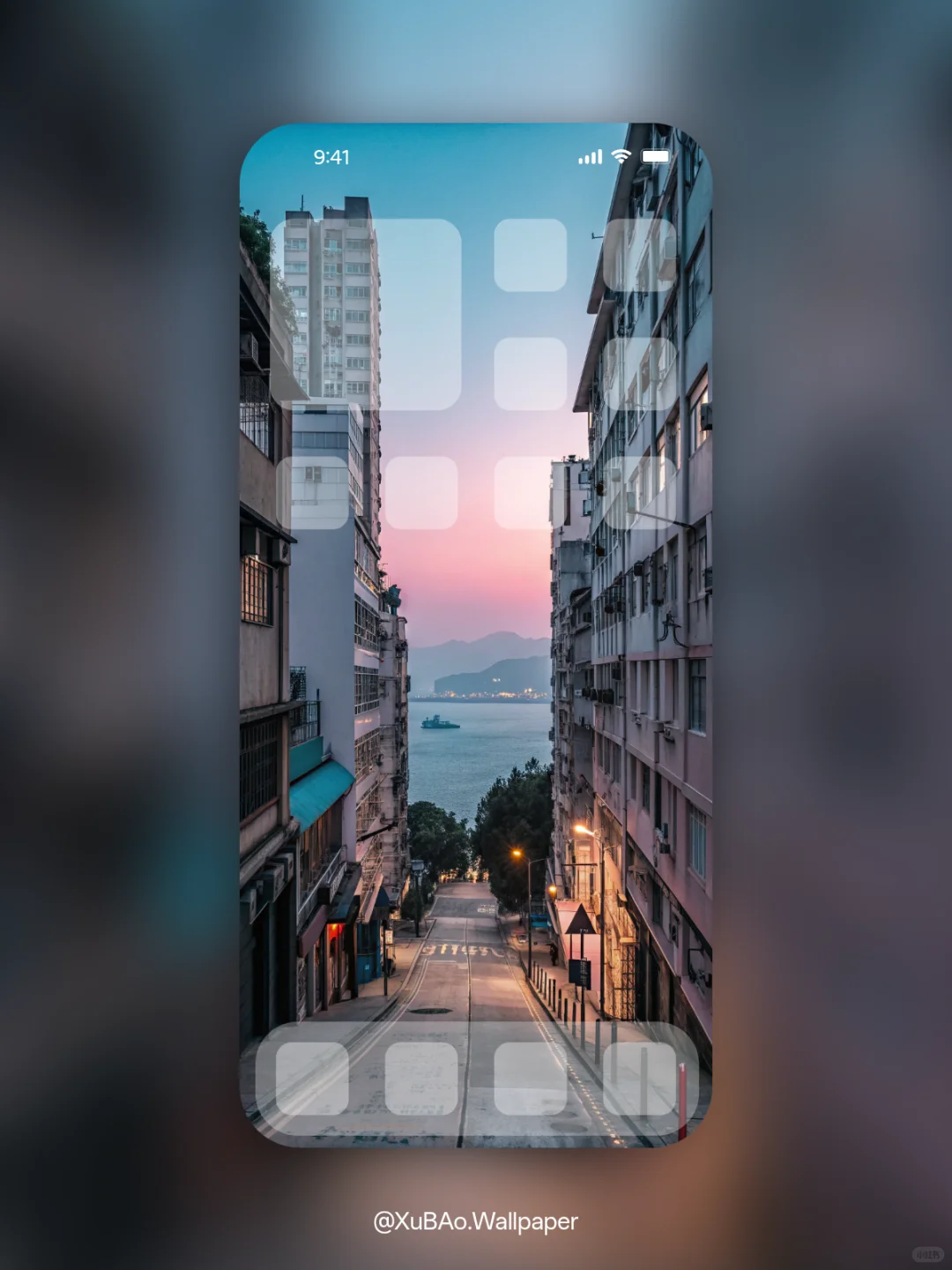 C2572 | 4k壁纸 | 日落港城