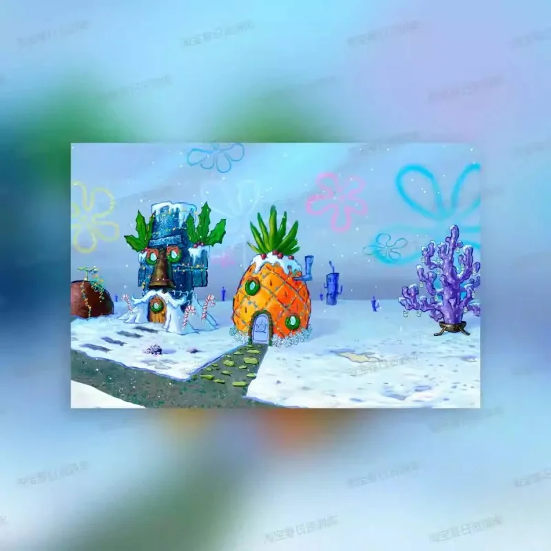 🔥海绵宝宝圣诞壁纸太可爱了！