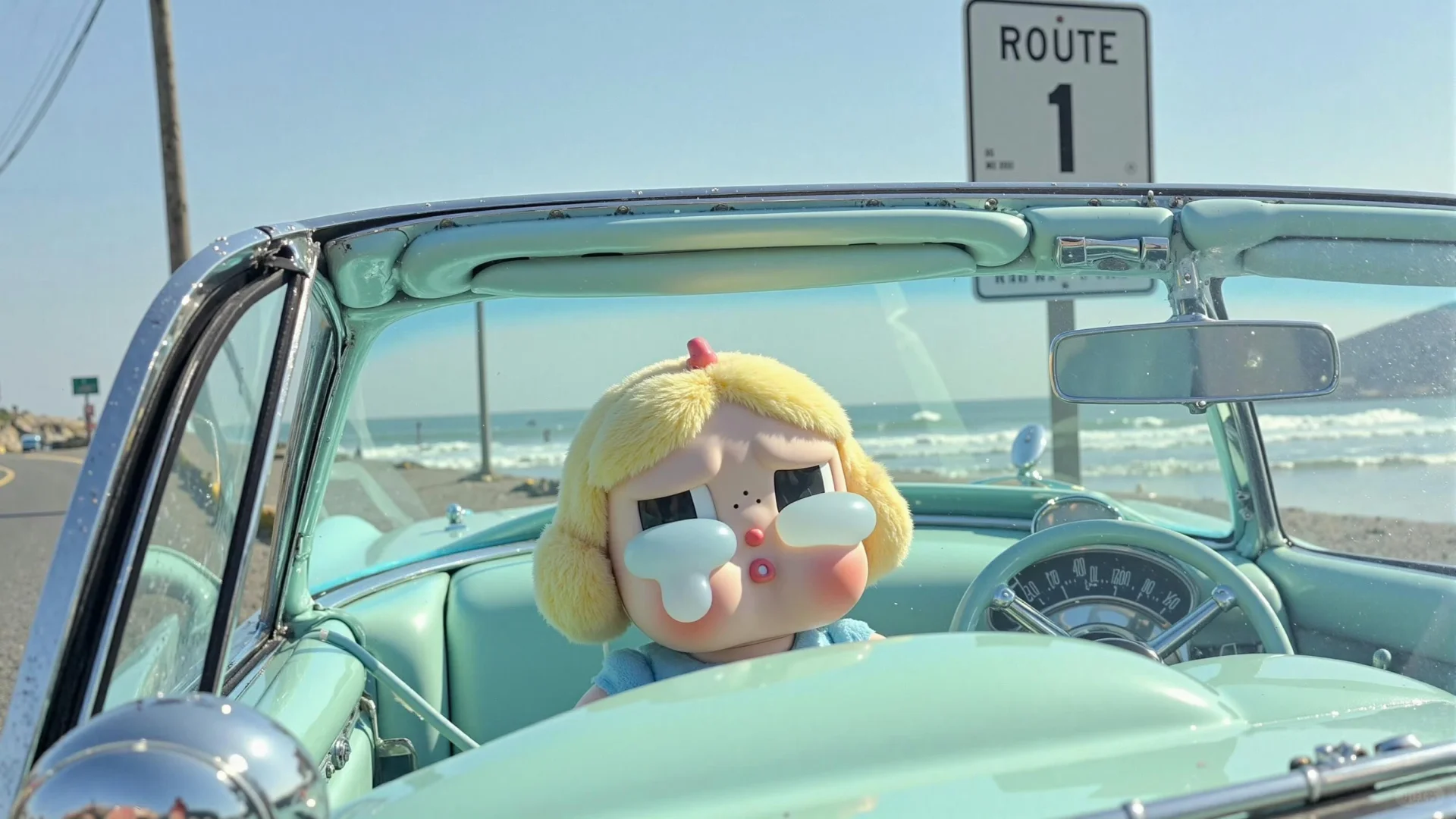 泡泡玛特crybaby哭娃电脑壁纸