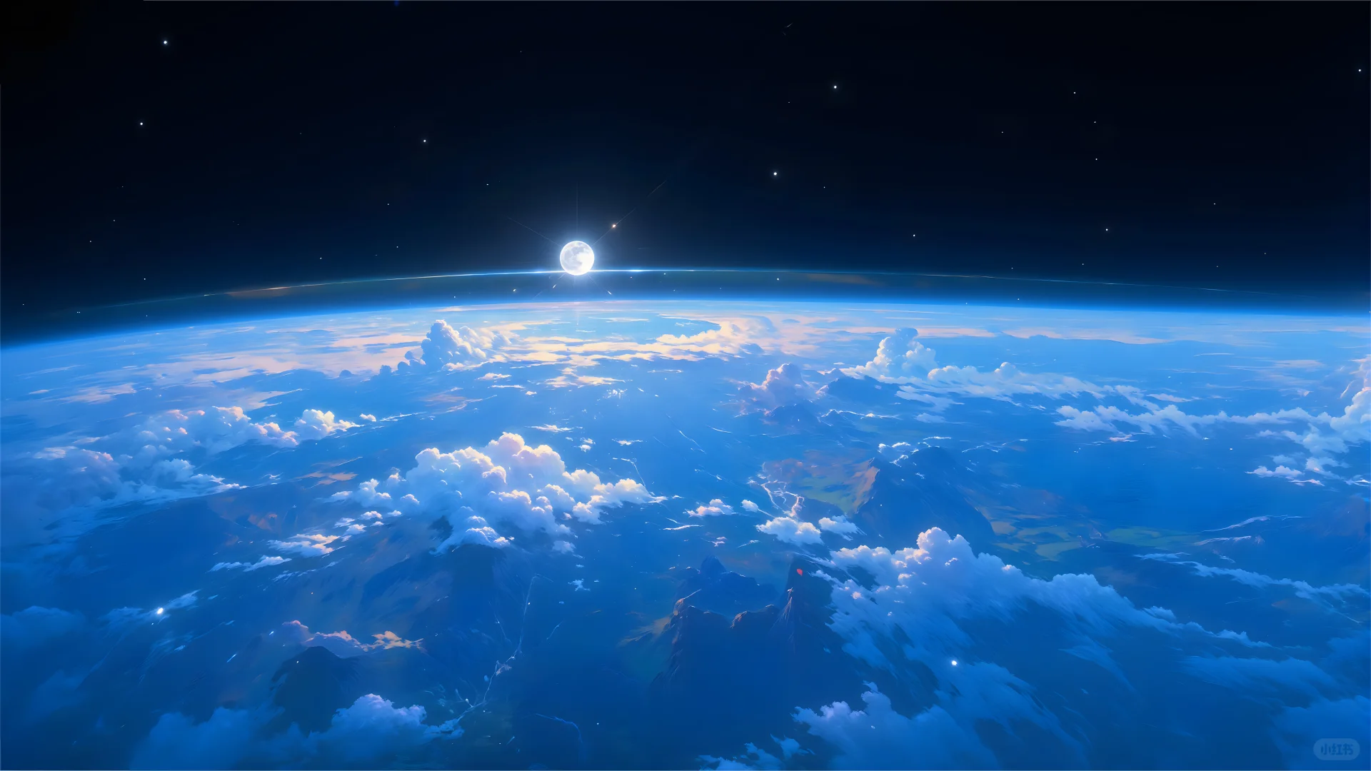 电脑壁纸 030-大海浪花