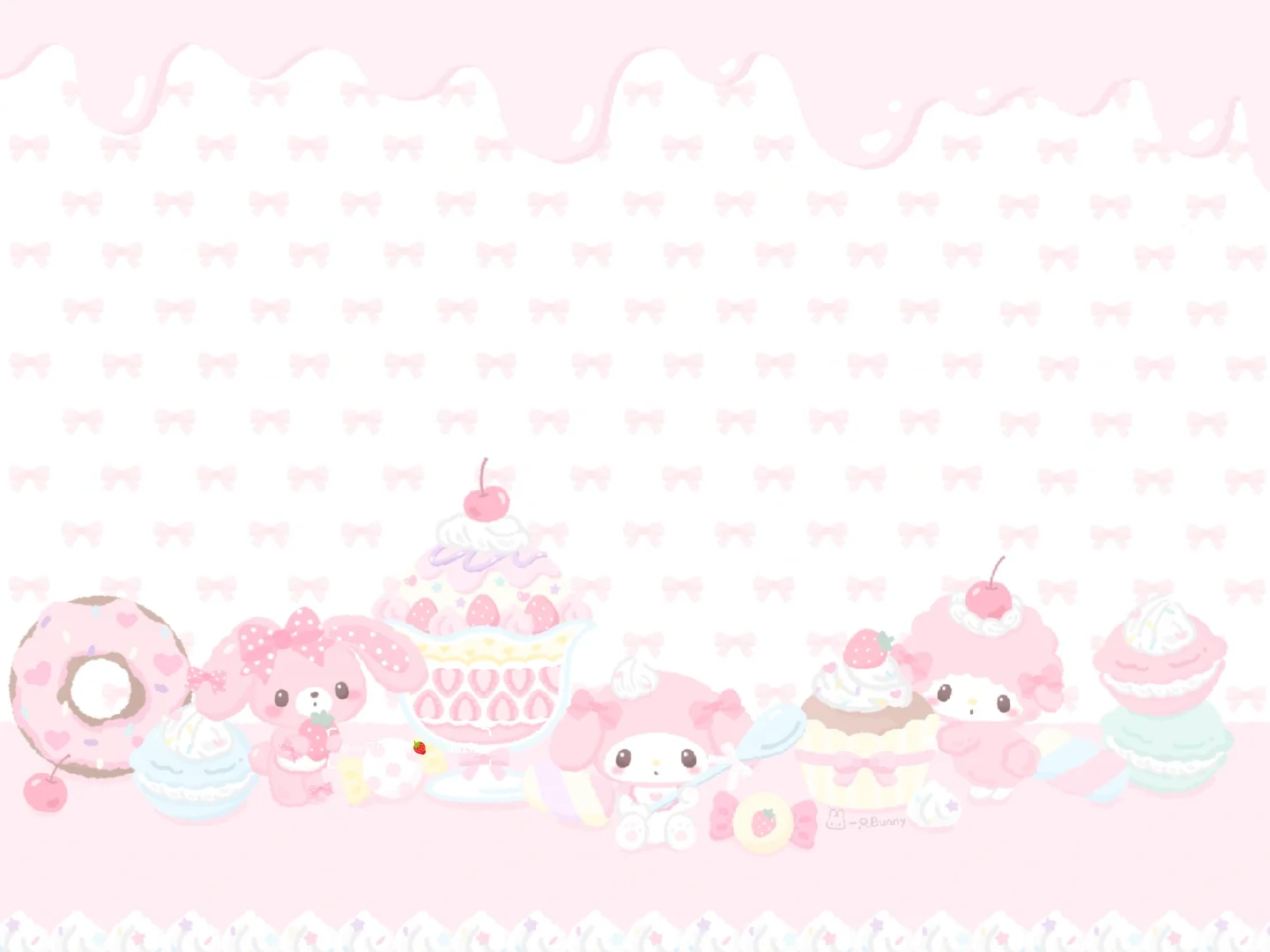 平板壁纸｜美乐蒂和小羊の甜点派对🍰