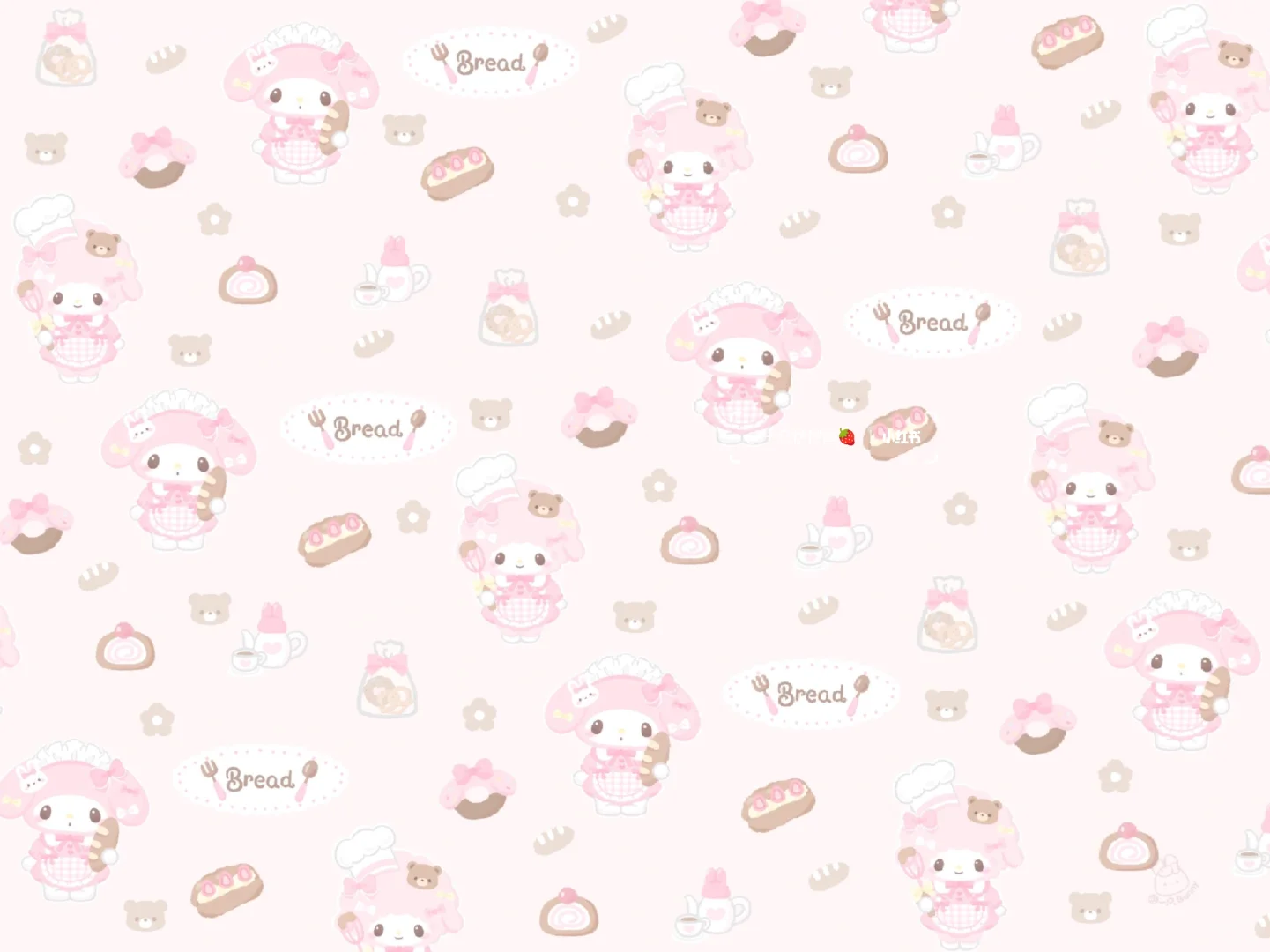 平板壁纸｜美乐蒂和小羊の甜点派对🍰