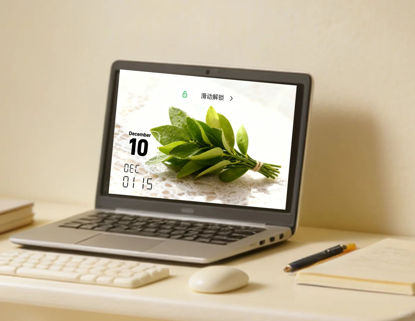 桌面创意壁纸｜柚子叶壁纸，最近很🔥