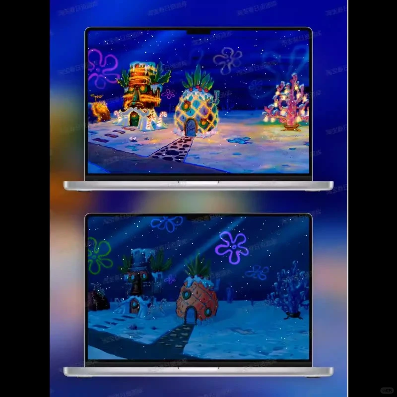 🔥海绵宝宝圣诞壁纸太可爱了！