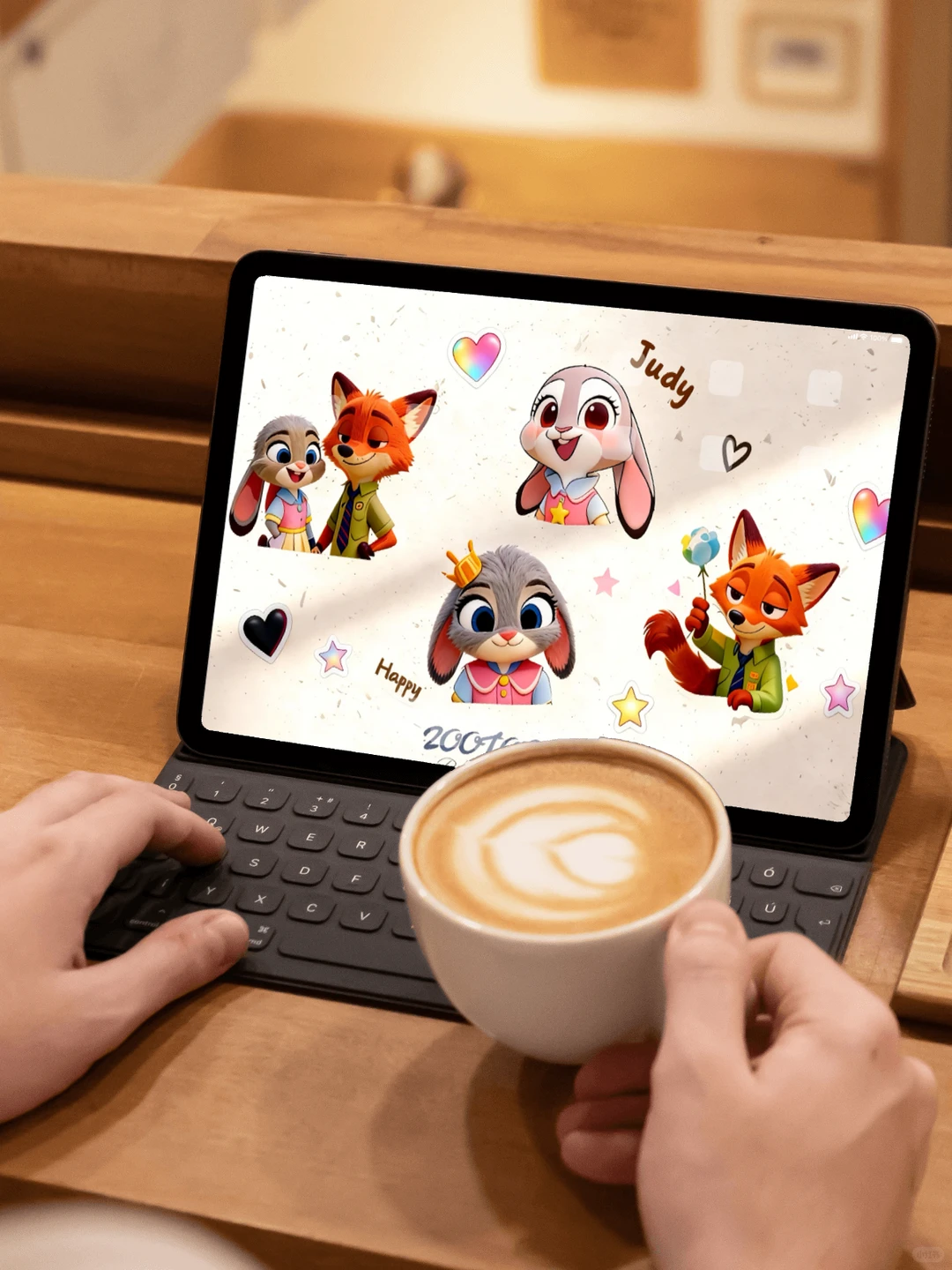 疯狂动物城ipad可爱壁纸