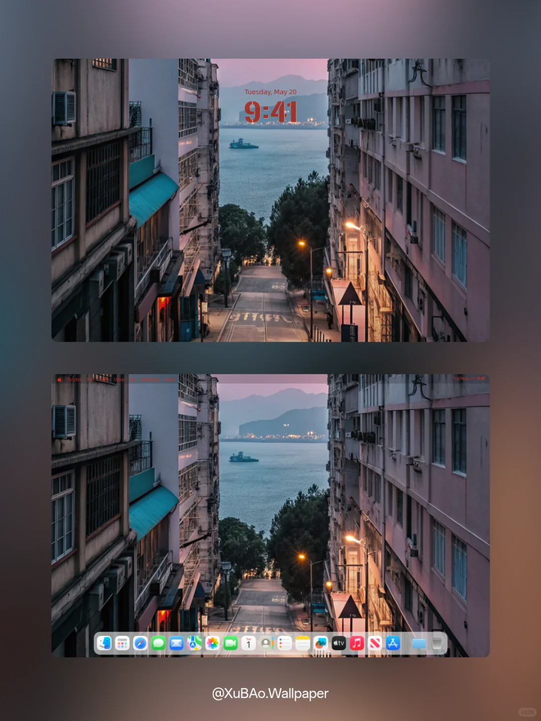 C2572 | 4k壁纸 | 日落港城