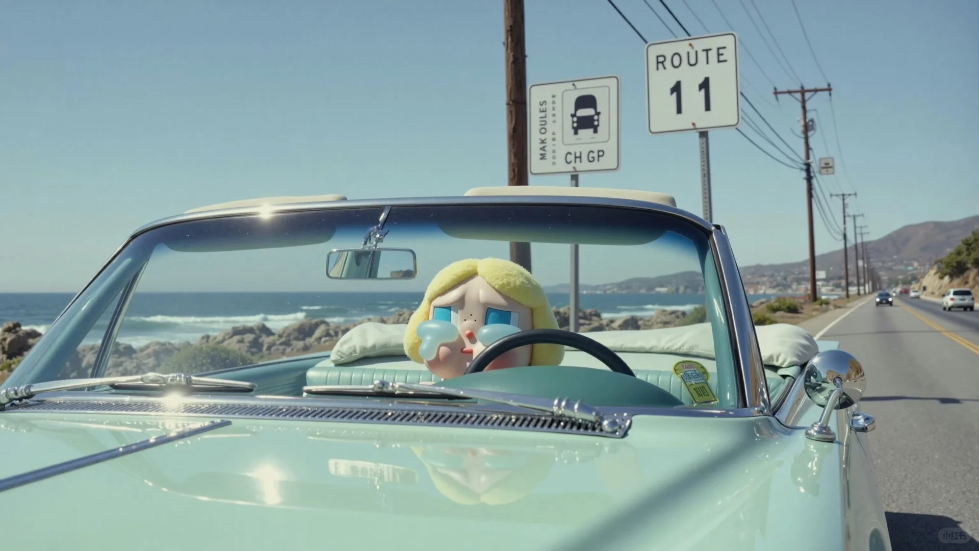 泡泡玛特crybaby哭娃电脑壁纸