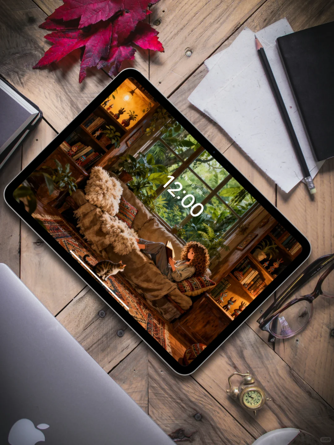 电脑|手机壁纸 A-09窗畔阅读